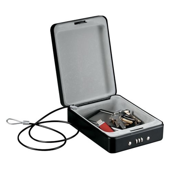 Master Lock P005CEURBLKHRO cestovní trezor 1,38 l s lankem