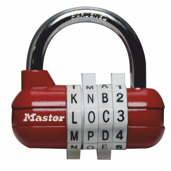 Master Lock 1534EURD zámek 64 mm červený horizontální