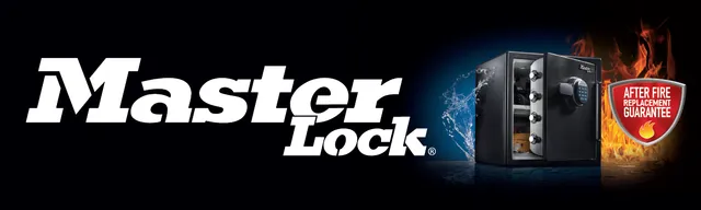 Master Lock 1310-HEADER SAFE PVC banner 100x30 cm 2 háky