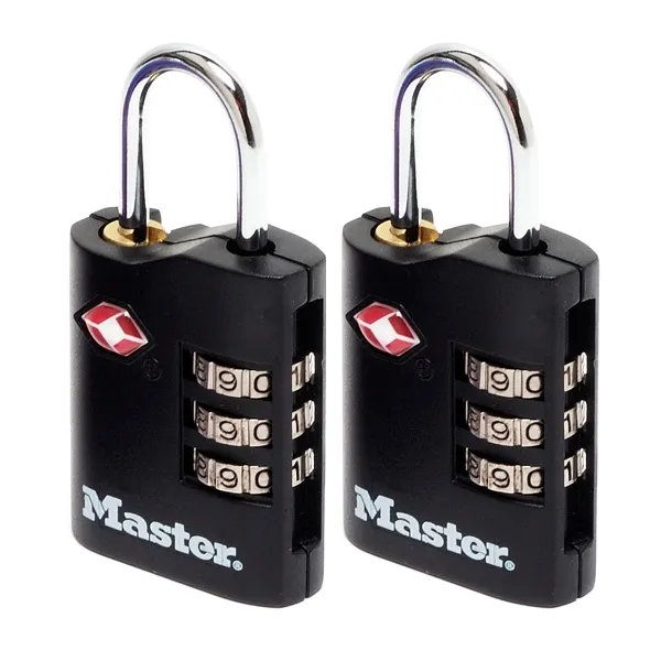 Master Lock 4686EURT TSA zámek 30 mm černý 2 ks