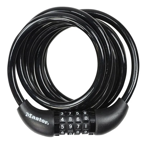 Master Lock 8221EURDPRO lankový zámek na kolo 1,8 m černý