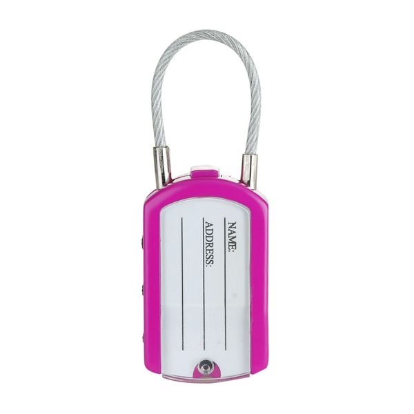 Master Lock 4684EURTCOL zámek na zavazadla 30 mm růžový 2 ks
