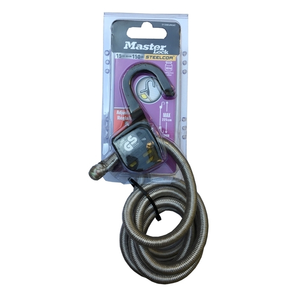 Master Lock 3138EURDAT upínací guma šedá 150–1500 mm