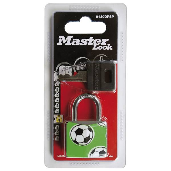 Master Lock 9130EURDPSP visací zámek 30 mm football