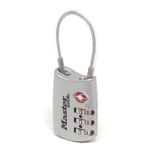 Master Lock 4688EURD TSA zámek na zavazadlo stříbrný