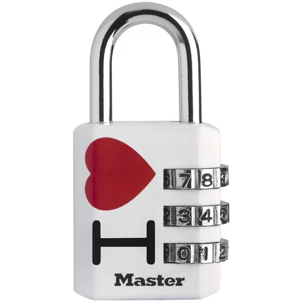 Master Lock 1509EURDLOV kombinační zámek 30 mm bílý