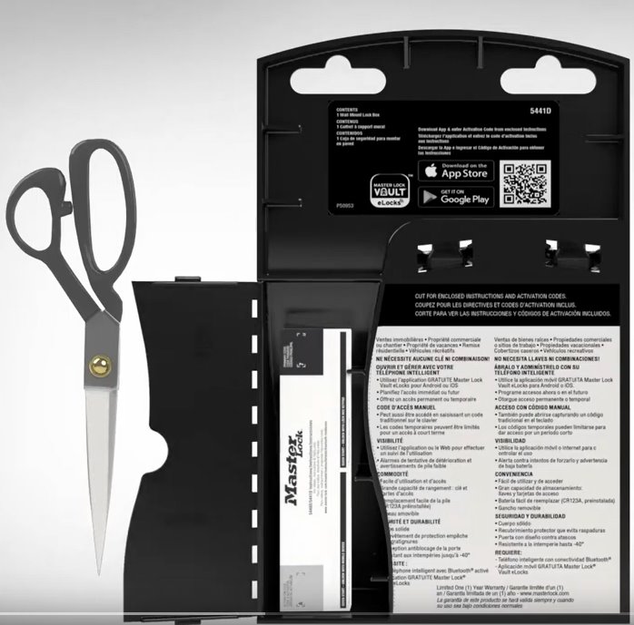 Master Lock 5441EURD bezpečnostní schránka na klíče Bluetooth