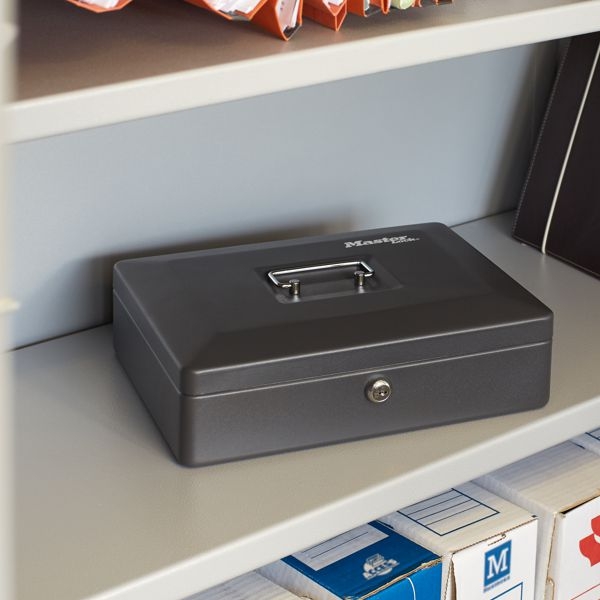 Master Lock CB-12ML pokladní box černý ocelový