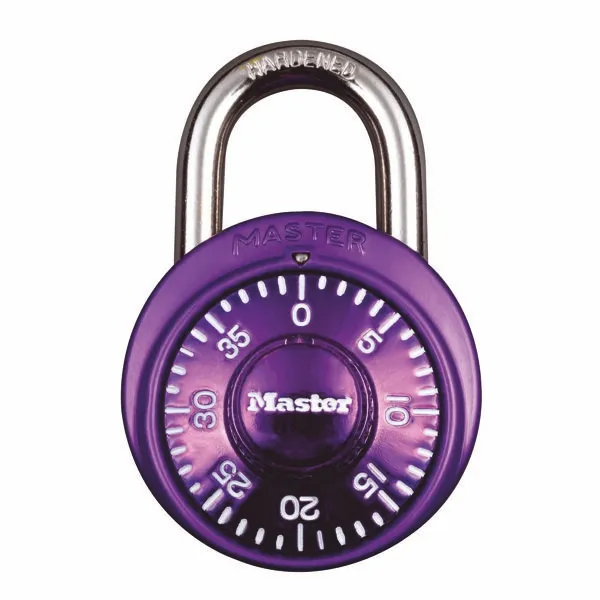 Master Lock 1533EURD kombinační zámek 38 mm fialový kód