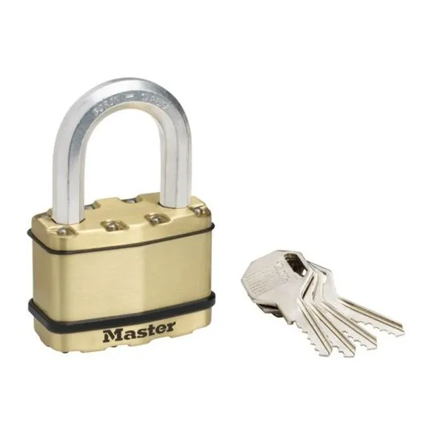 Master Lock Excell M15BEURDLF visací zámek 64 mm mosazný