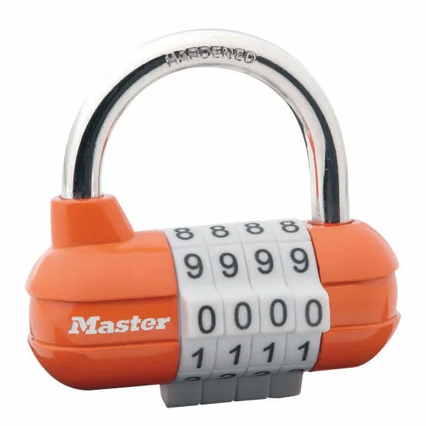 Master Lock 1523EURD kombinační visací zámek oranžový