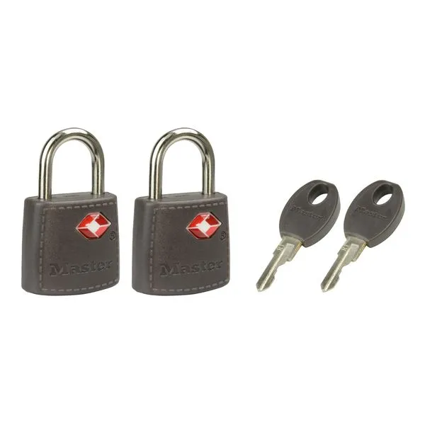 Master Lock 4695EURTAST TSA visací zámek šedý 2 ks