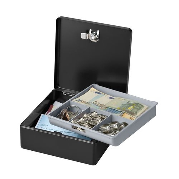 Master Lock KDS1EURHRO pokladní box černý uzamykatelný