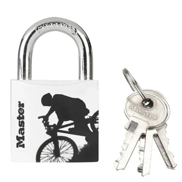 Master Lock 3430EURDSPO visací zámek Bike 30 mm hliníkový