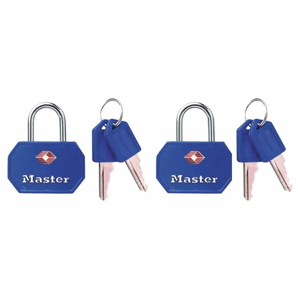 Master Lock 4681EURT zámek TSA modrý 2 ks