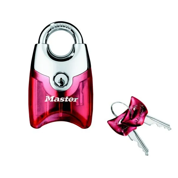 Master Lock Fusion 192EURD visací zámek 44 mm červený