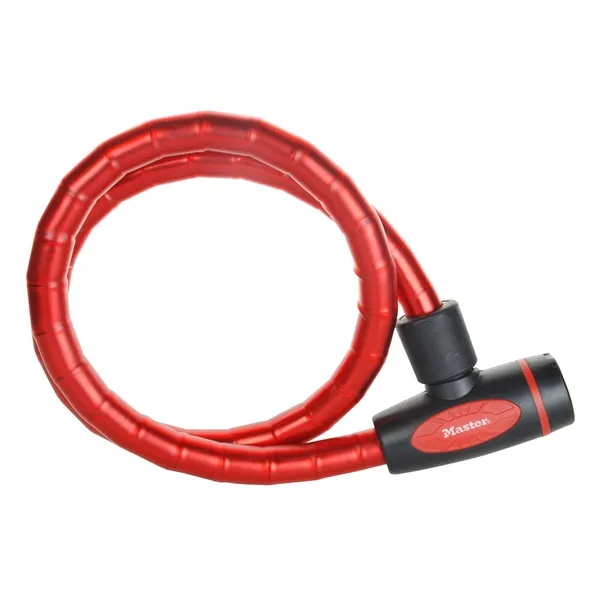 Master Lock 8228EURDPRO lanko na kolo 1m červené