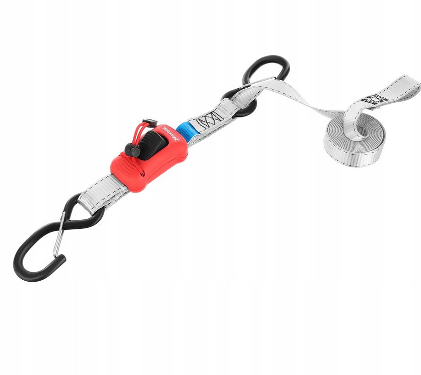 Master Lock 3313EURDAT popruh 2,5 m šedý s háčky