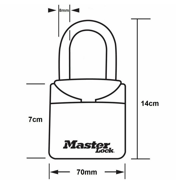 Master Lock 5406EURD schránka na klíče s okem