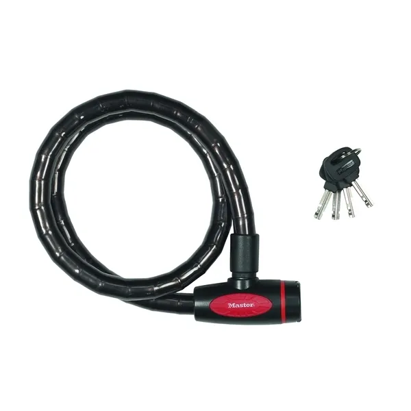 Master Lock 8228EURDPRO lanko na kolo 1 m černé