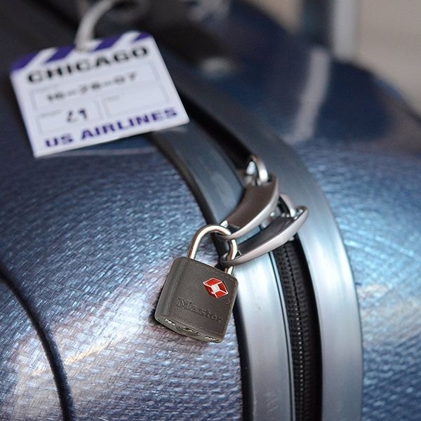 Master Lock 4695EURTAST TSA visací zámek šedý 2 ks